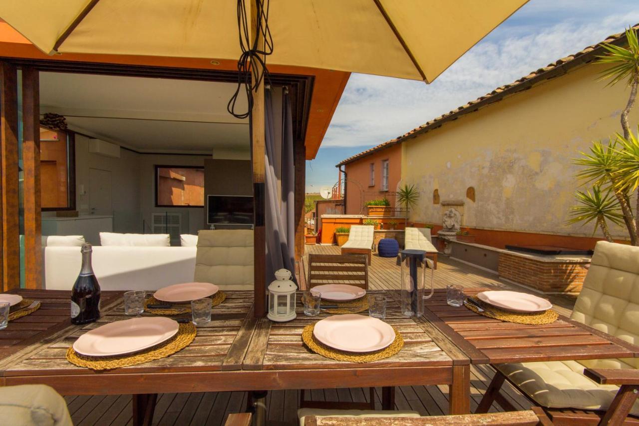 Pelliccia 11 Trastevere Penthouse Roma Exterior foto