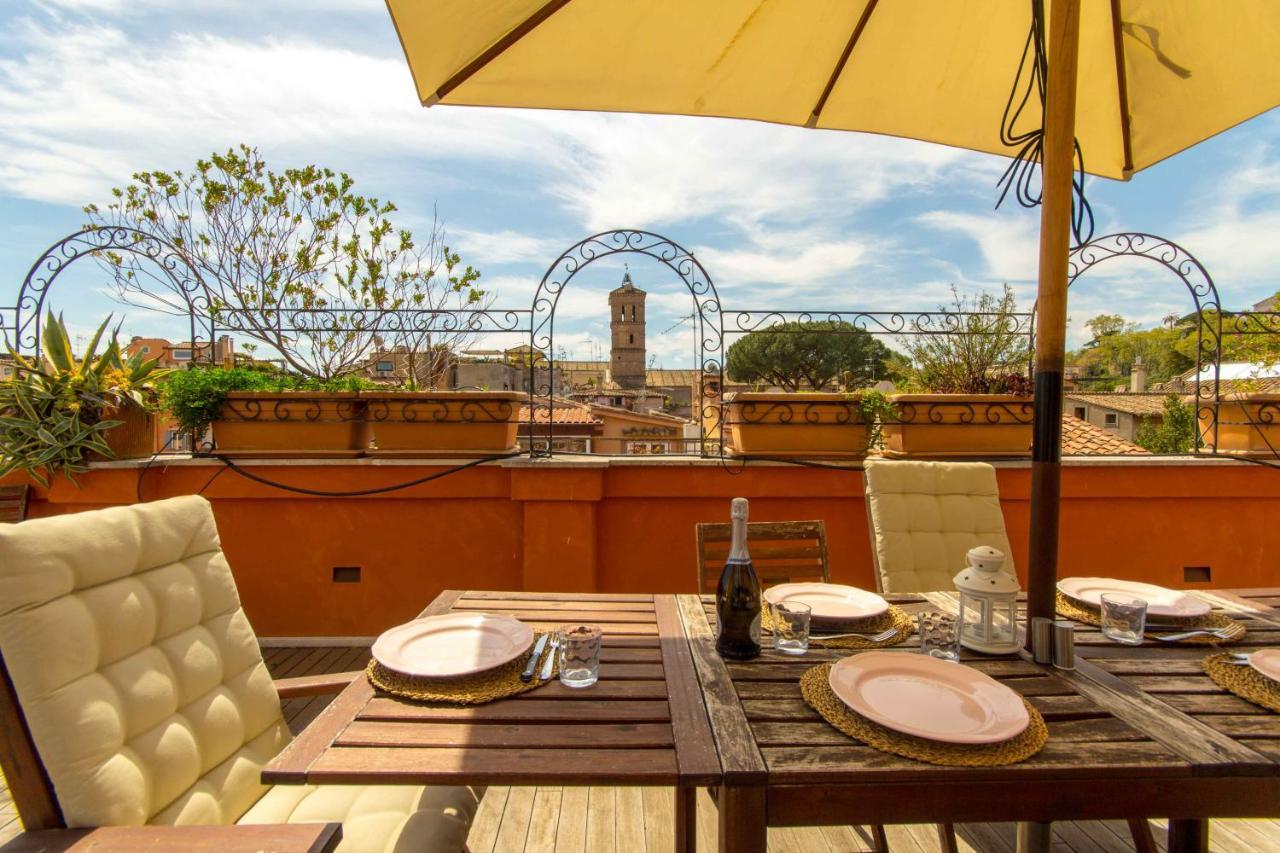 Pelliccia 11 Trastevere Penthouse Roma Exterior foto